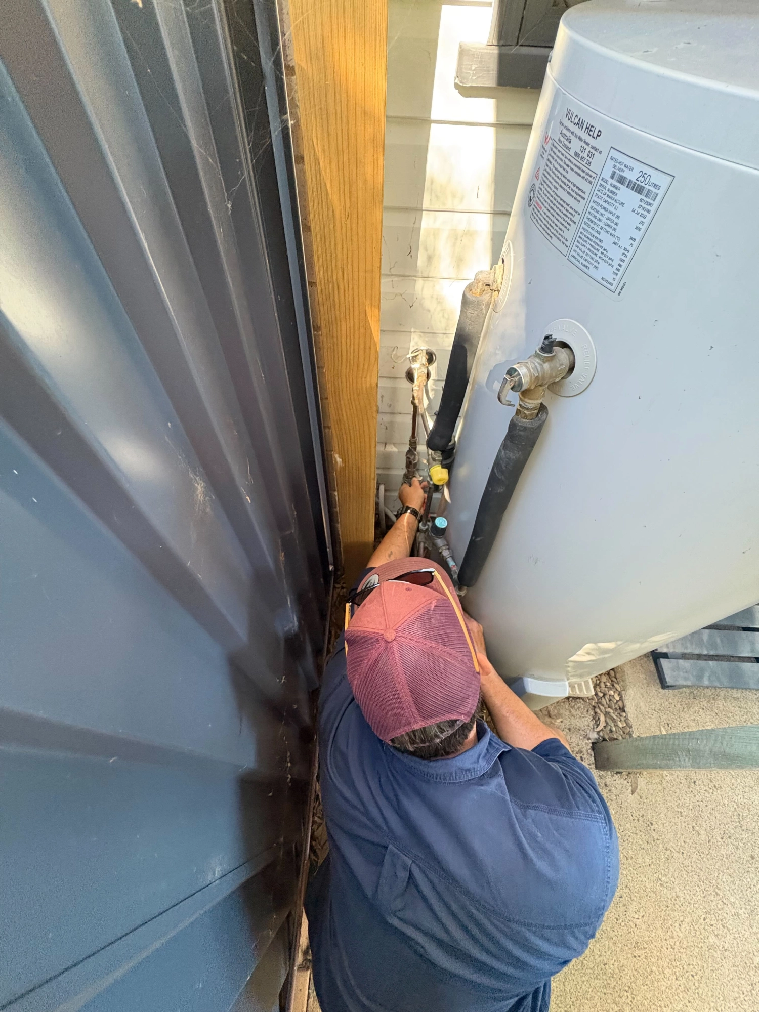 OPG Services plumber working on residential plumbing in Brisbane