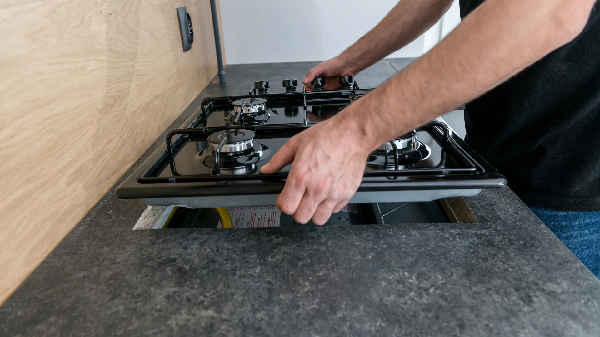 gas appliance install