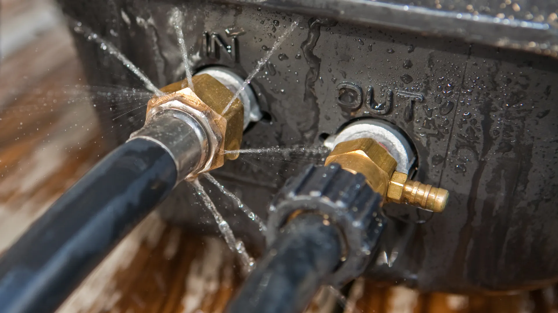 water leak fixing